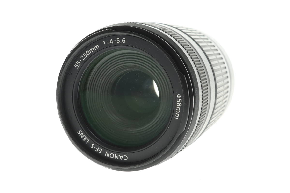 VMPD5-104-35 キャノン デジタル 一眼カメラ DS126181 EOS Kiss X2 レンズ 18-55mm 55-250mm 2点セット 付属品付き シャッター確認済 中古_画像6