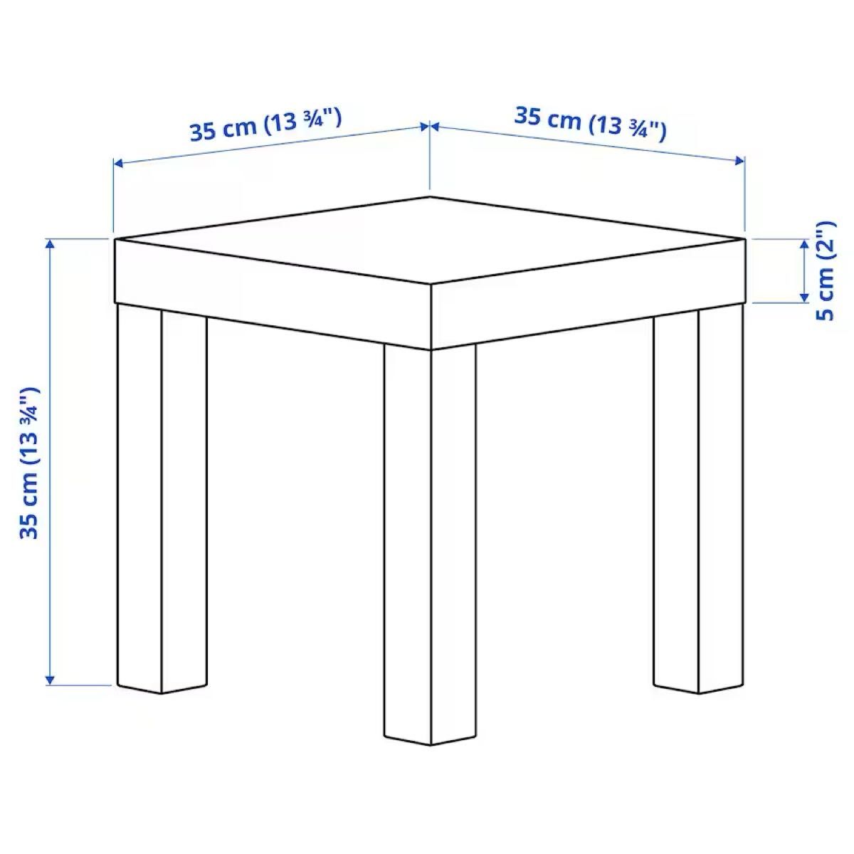 IKEA イケア　LACK ラック サイドテーブル　35x35 cm おまけ付き
