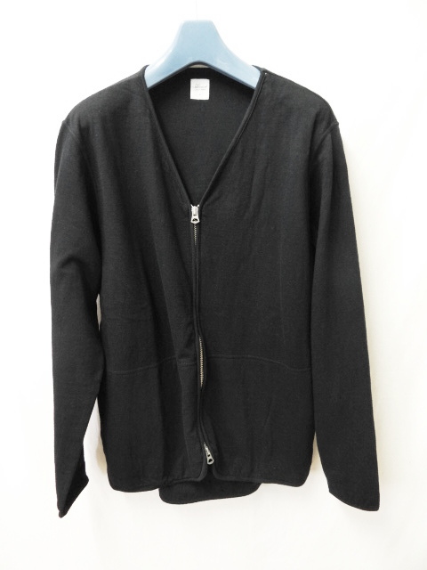 SBTRACT サブトラクト　新品未使用　DUO WOOL ZIP CARDIGAN BLACK 2サイズ