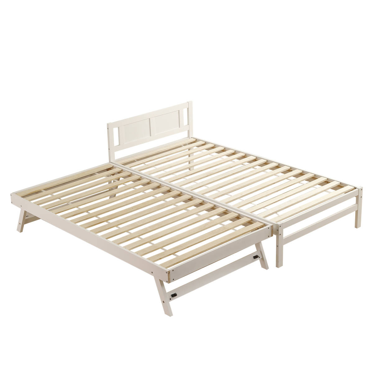 [ новый продукт ][ белый ] родители . bed двухъярусная кровать дерево bed одиночная кровать ti bed extra bed место хранения Северная Европа способ модный 