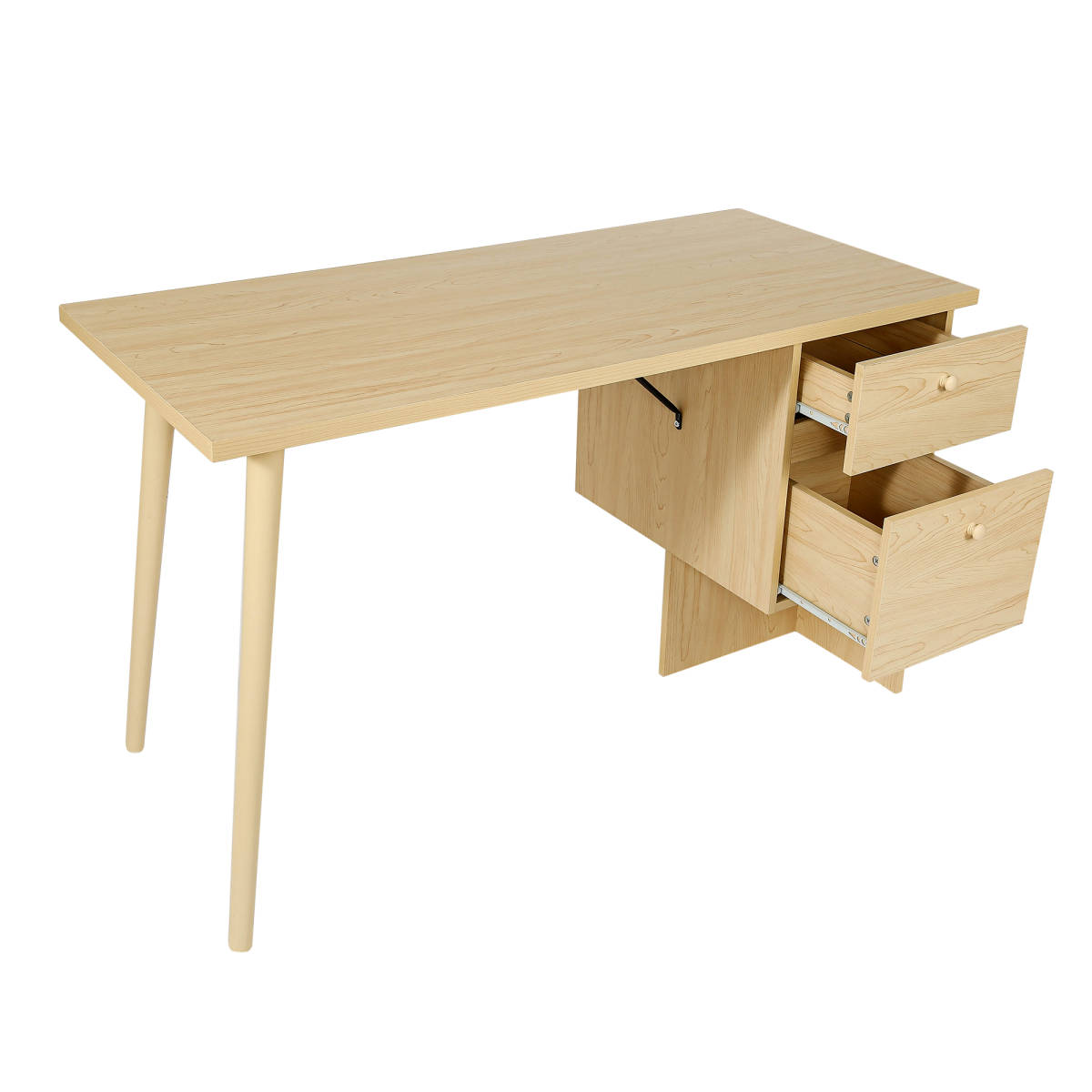 [ new goods appearance ][ natural ] computer desk drawer attaching computer desk wooden sewing machine pcs study desk writing desk . a little over desk 