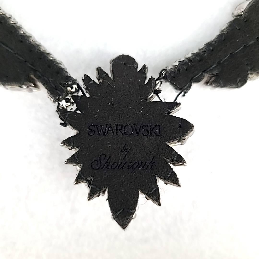 □【極美品】SWAROVSKI スワロフスキー シュルーク デザイン ネックレス ビジュー 定価61950円_画像8