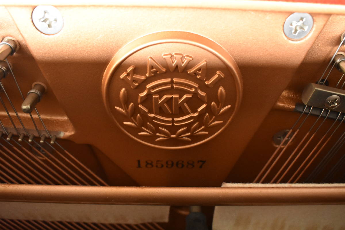 希少 KAWAI/カワイ アップライトピアノ BS-20 SPECIAL 1989年 トップカバー/椅子付 BS-20スペシャル 現状品『引取推奨』yt947ジ 50903-03_画像3