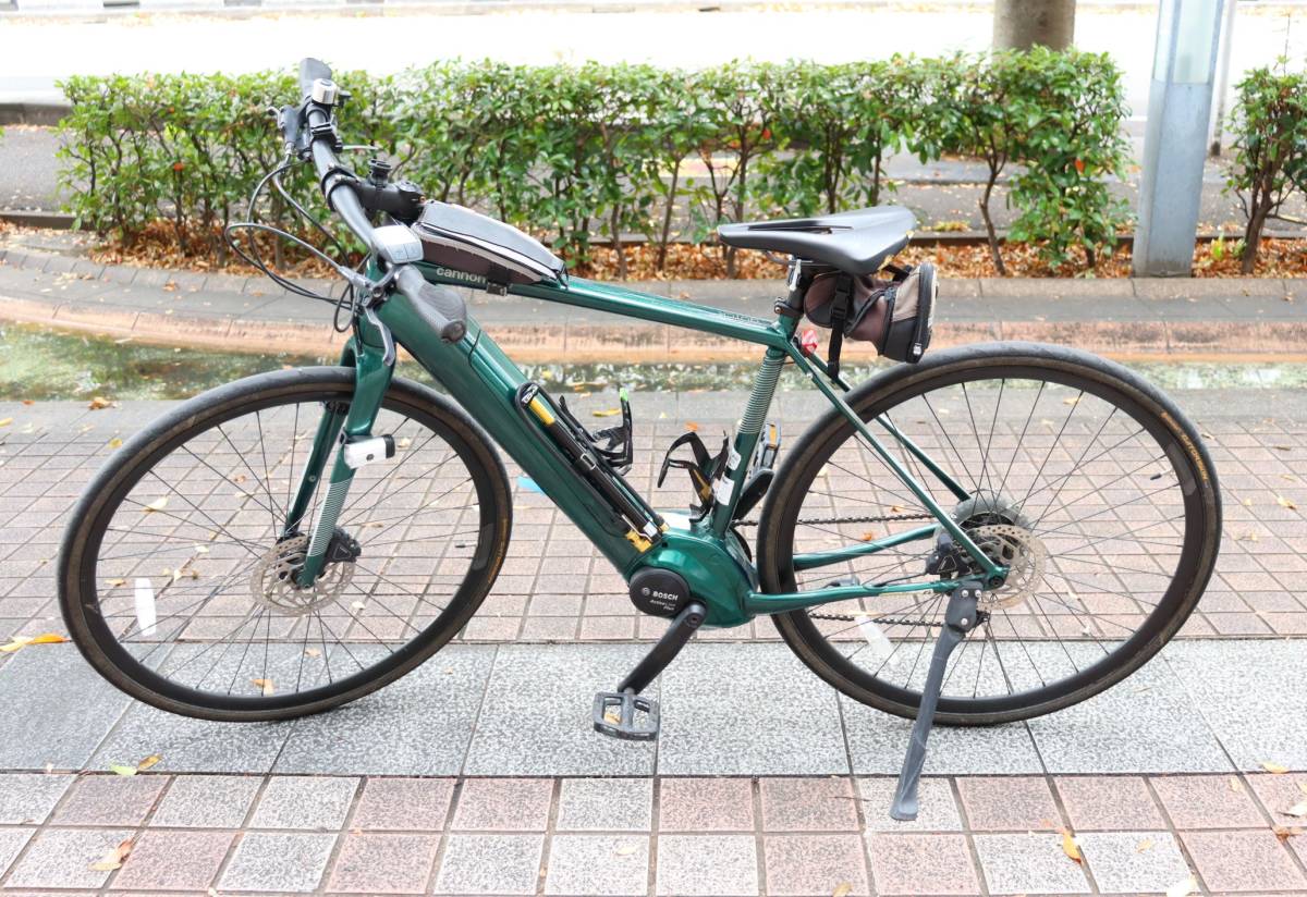 [ Miyagi префектура прямой . рекомендация ]CANNONDALE/ Cannondale велосипед с электроприводом QUICK NEO Quick Neo E-Bike ETRTO/622-17c 9 ступени переключение скоростей мотоцикл J1177ji