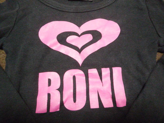 * beautiful .*S size *RONIroni* Logo cut and sewn 