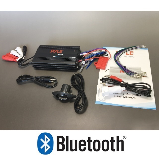 PYLE 4チャネル 800W マリンアンプ Bluetooth対応 ジェットスキー クルーザー トライク バギー_画像8