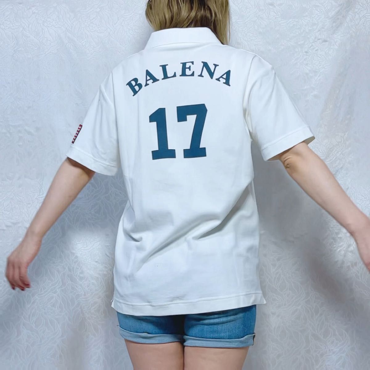 【新品未使用】BALENA 新作 人気完売品 M〜L ポロシャツホワイト パーリーゲイツ アディダスゴルフ バレーナ