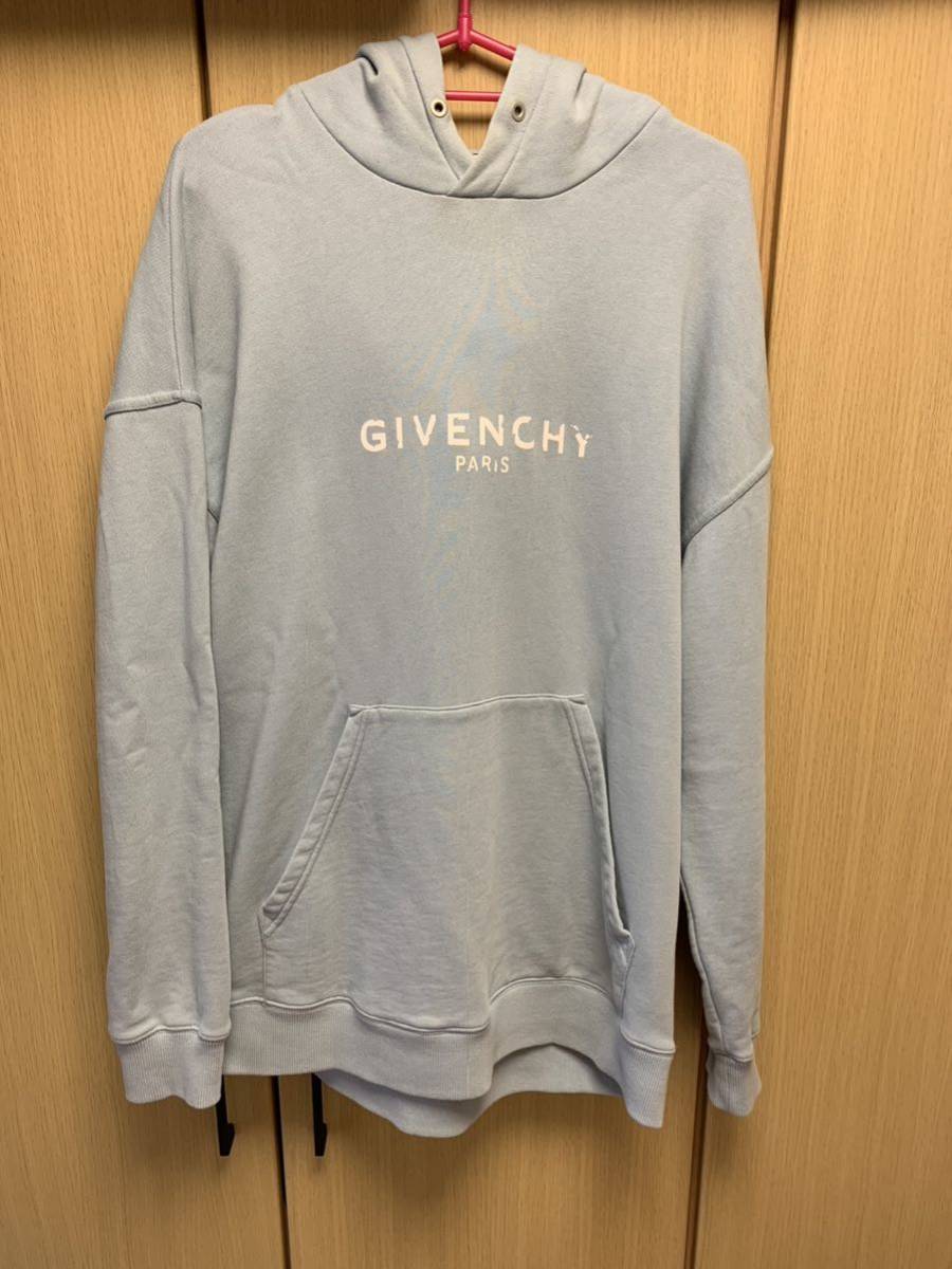 正規 20SS Givenchy ジバンシィ ロゴ プルオーバー フーディー