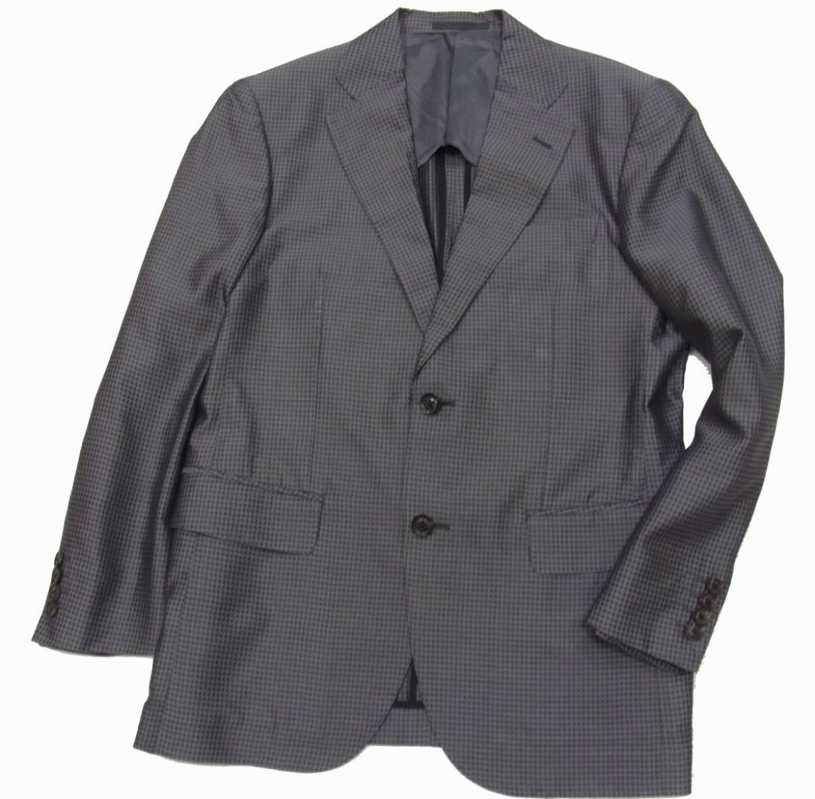 高級 価格50程☆上質シルク使用 LeCENT ジャケット メンズ M-