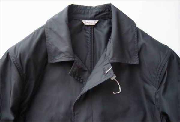 ◆本物◆ARMANI COLLEZIONI◆軽快’WATER REPELLENT’ステンカラーコート54 新品_画像4