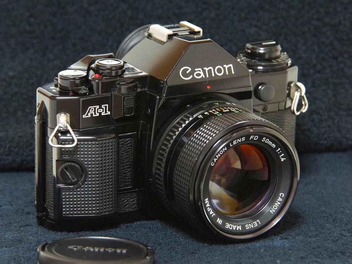 注目ショップ Canon A-1 NewFD50mmF1.4 標準レンズセット【Working