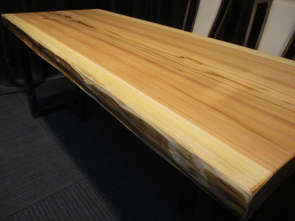 ＃860　杉　一枚板　天板　ダイニング　座卓　ローテーブル　テーブル　一枚板テーブル　無垢一枚板_画像4