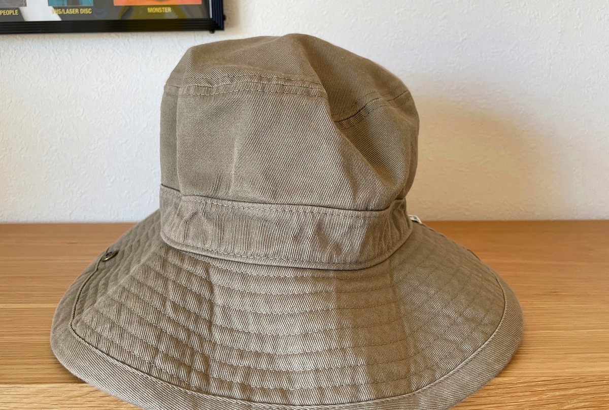 [ worth seeing super-discount 1 point only ]EDWIN Edwin cotton safari hat adventure hat hat .. cord attaching 58cm khaki .... beige group 