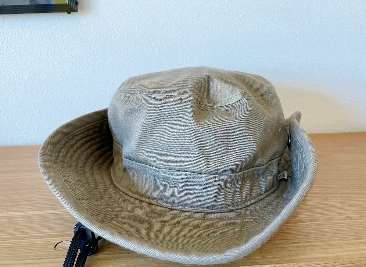 [ worth seeing super-discount 1 point only ]EDWIN Edwin cotton safari hat adventure hat hat .. cord attaching 58cm khaki .... beige group 