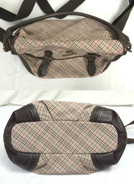 ☆☆BURBERRY BLUE LABEL バーバリー ブルーレーベル　2WAYバッグ　ショルダーバッグ　ブラウン系☆USED品_画像3