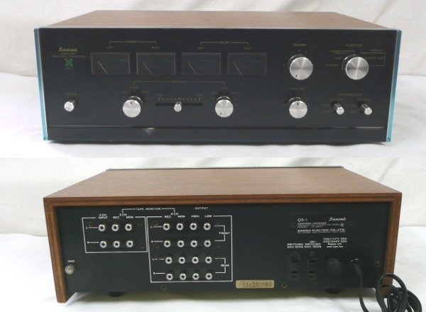 ☆☆サンスイ 山水 SANSUI　QUADPHONIC SYNTHESIZER クアッドフォニックシンセサイザー　QS-1　オーディオ機器☆ジャンク品_画像2