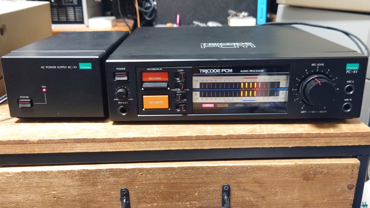 人気商品は PCM PC-X1 AC-X1 SANSUI オーディオプロセッサー 動作