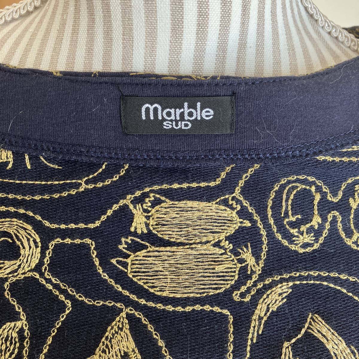 マーブルシュッド marble sud 巣ごもり 総刺繍 ワンピース マーブルシュッド marble sud 巣ごもり 総刺繍 ワンピース