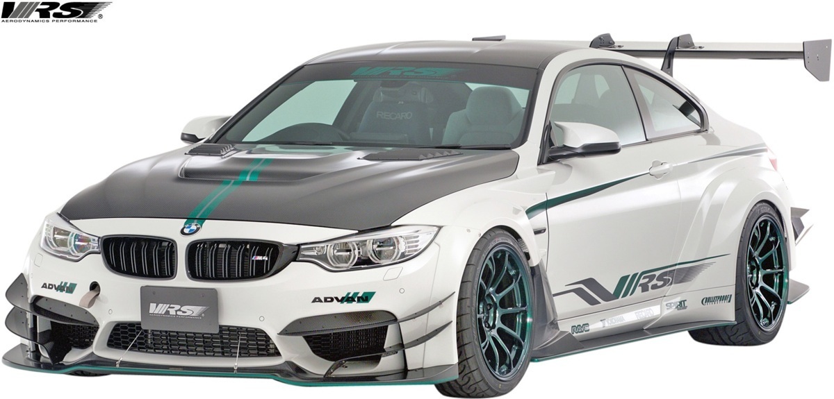 【M’s】F82 M4 クーペ (2014y-2020y) VARIS ワイドボディ エアロキット 6点 BMW カーボン バリス エアロ パーツ フルエアロ VAB-8209_画像2