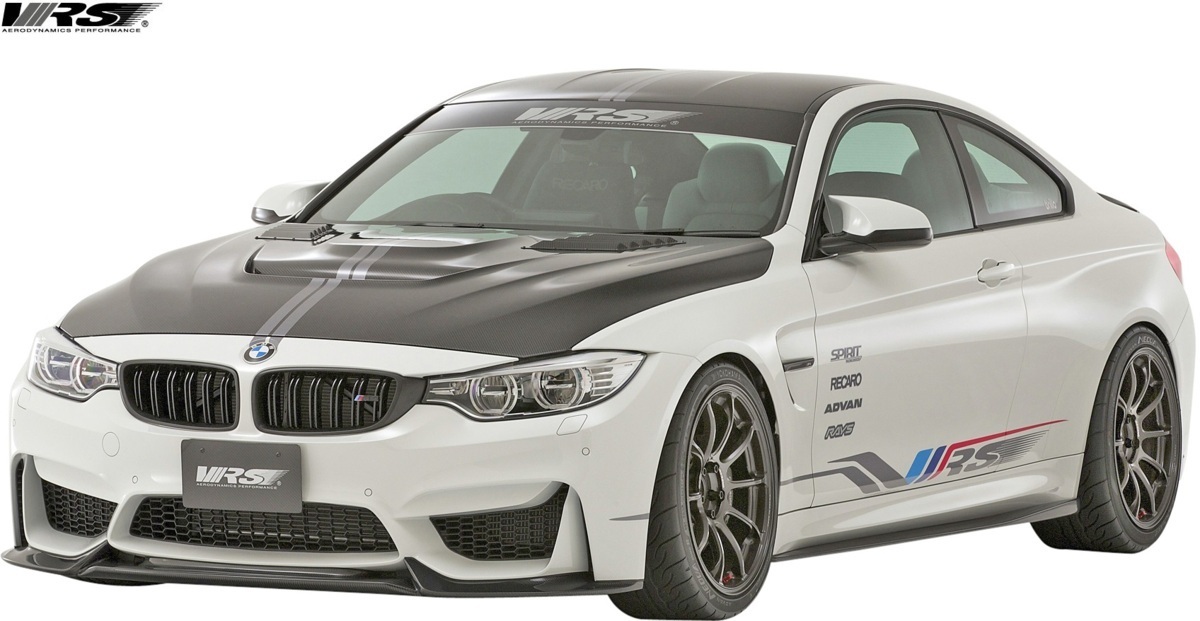 【M’s】BMW F82 M4クーペ (2014y-2020y) VARIS クーリング ボンネットフード システム2 カーボン CARBON バリス エアロ VBB-8212_画像8