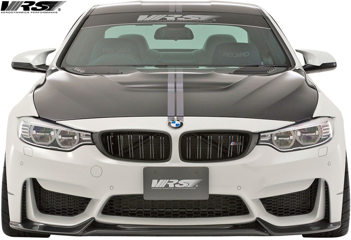 【M’s】F82 M4 クーペ (2014y-2020y) VARIS クーリングボンネットフード システム2 BMW カーボン CFRP バリス エアロ パーツ VBB-8212