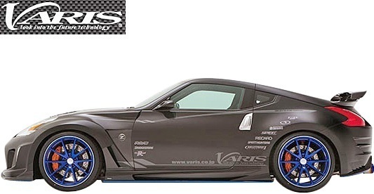 【M's】NISSAN Z34 フェアレディZ (2008y-) VARIS ARISING-II フロントフェンダー＋サイドフィンパネル 6PCS FRP バリス エアロ VANI-100_画像2