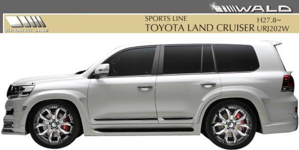 【M's】TOYOTA ランクル 200 後期（H27.8-）URJ202W WALD SPORTS LINE リアゲートスポイラー 未塗装_画像3