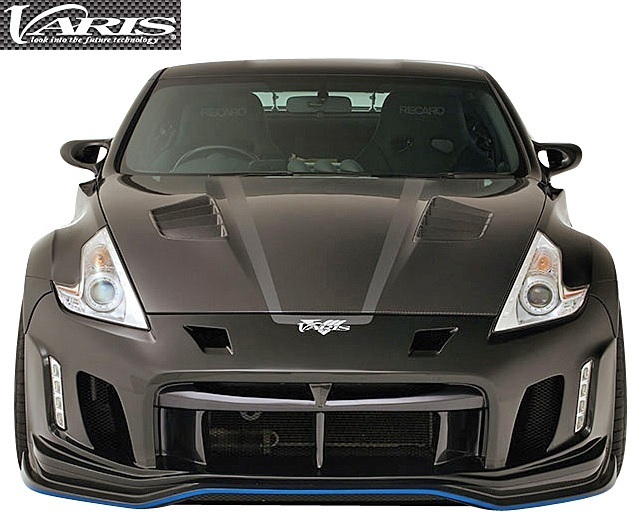 【M's】ニッサン Z34 フェアレディZ (2008y-) VARIS ARISING-II リアバンパー FRP+CARBON バリス エアロ リヤバンパー VANI-101 VANI101_画像6