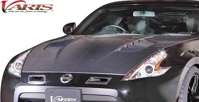 【M’s】ニッサン Z34 フェアレディZ 370Z 前期 後期 (2008y-) VARIS クーリング ボンネット FRP バリス エアロパーツ 外装 VBNI-107_画像5