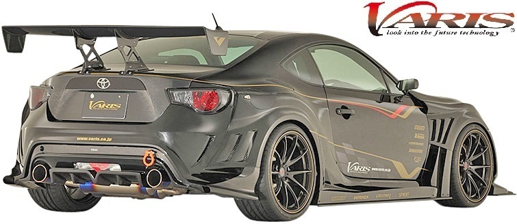 【M's】トヨタ TOYOTA 86 ハチロク (ZN6) VARIS フロントフェンダー ＋ F/Bエクステンションカバー(4pcs) FRP製 バリス エアロ VATO-063_画像4