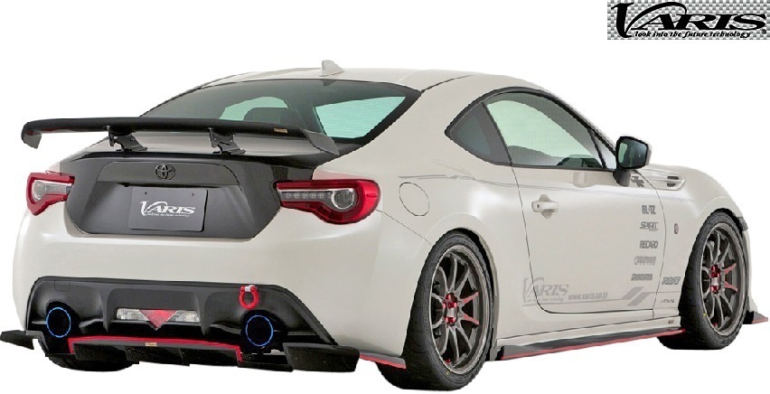 【M's】TOYOTA トヨタ 86 後期用 (ZN6) VARIS ARISING-I サイドスプリッターフィン VATO-089 CARBON カーボン バリス ハチロク エアロ_画像6