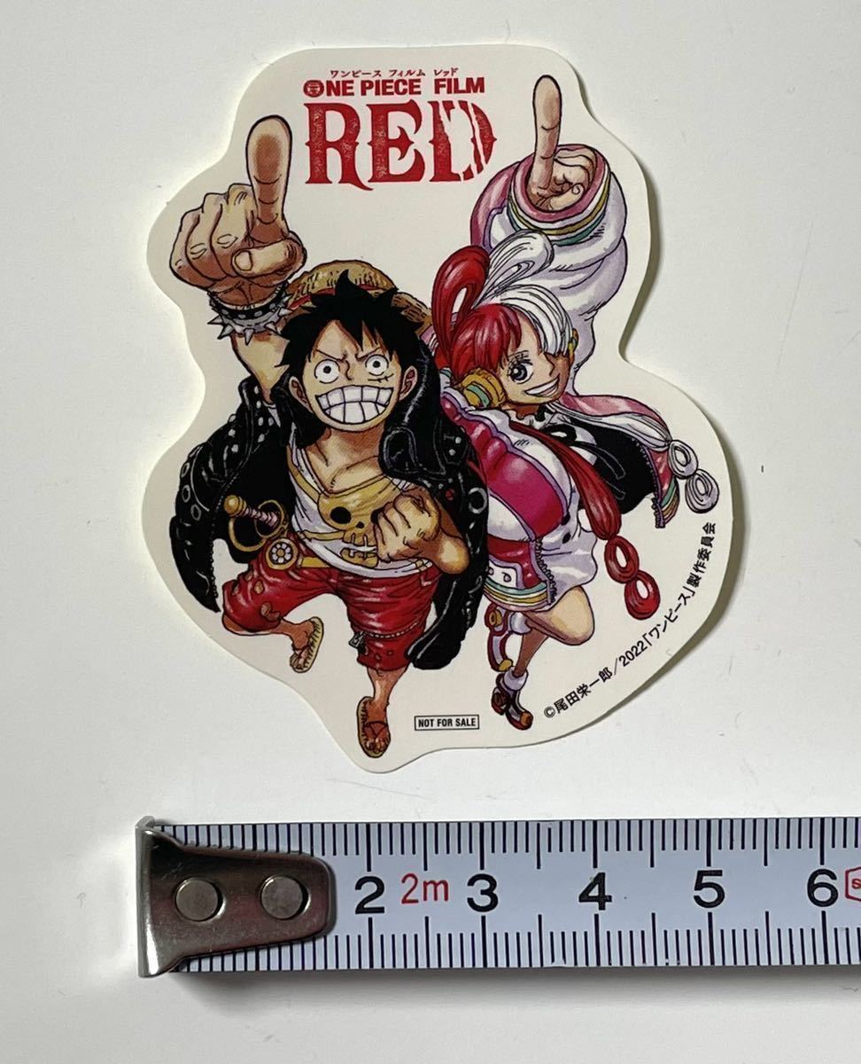 ラスト1点 ☆送料無料☆劇場版 ONE PIECE FILM RED ワンピース フィルムレッド ムビチケ 一般券1枚＋前売り特典 ステッカー1枚 特典 シール_画像5