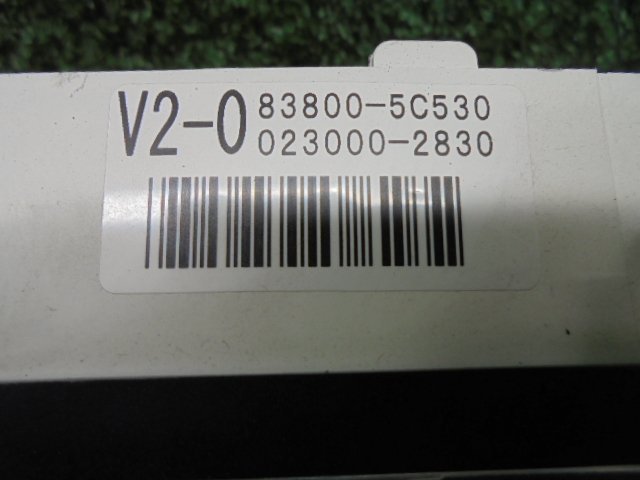 7EV3086 BD4)) トヨタ ファンカーゴ NCP20/NCP25 後期型 X FrセパRrリトラクナビスペシャル 純正 スピードメーターパネル　83800-5C530_画像2