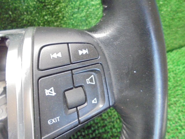 7EV5567 AD2)) Volvo V40 DBA-MB4164T 2013 year previous term model T4SE right steering wheel original leather steering gear switch attaching 