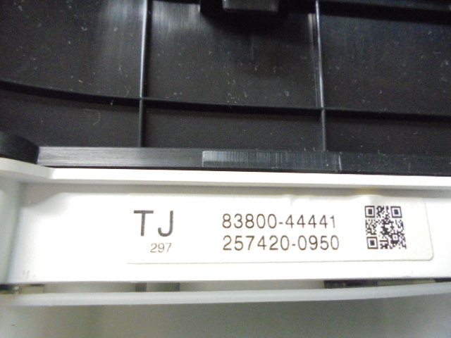 7EV4150 BC4)) トヨタ イプサム ACM21W/ACM26W 前期型 240u 純正 スピードメーターパネル　83800-44441　走行距離72919km_画像3