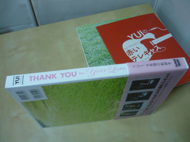 送250～YUIヒストリーブック8年間の軌跡[THANK YOU for Your Love]B-PASS ミニブック赤いテレキャス付き・　_画像9
