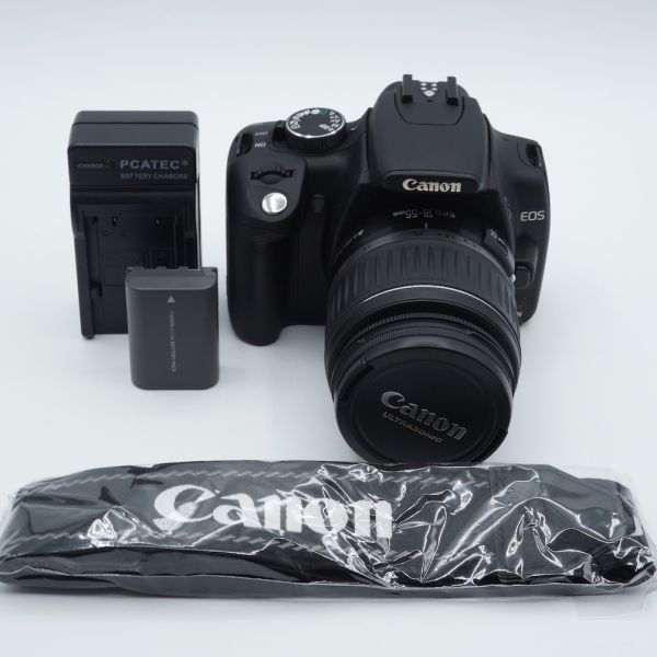 【新品級】Canon EOS kiss Digital N レンズキットブラック #307