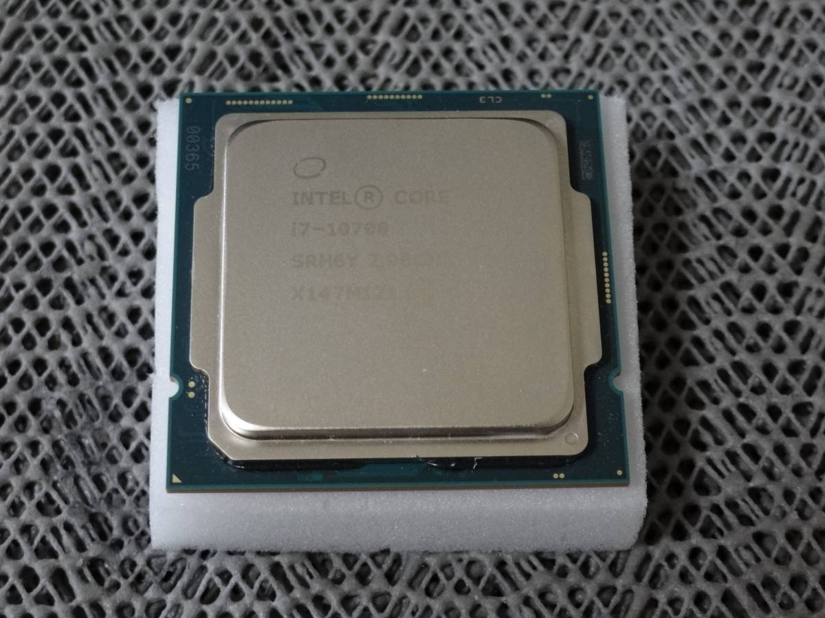 最低価格の by CPU Core i7 - CPU 10700 第10世代CPU】Intel 動作品