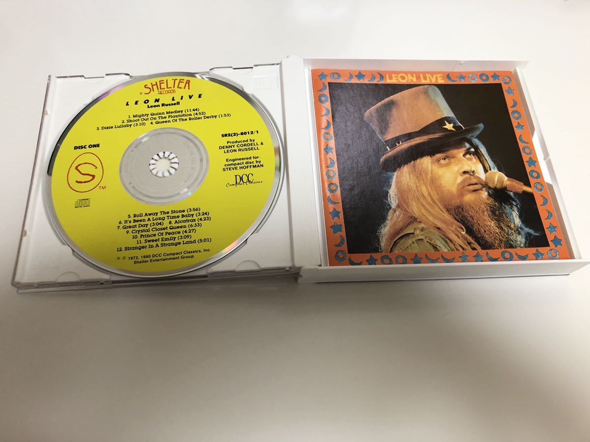 DCC Leon Russell Leon Live 2CD 高音質 audiophile レオン・ラッセル 送料無料