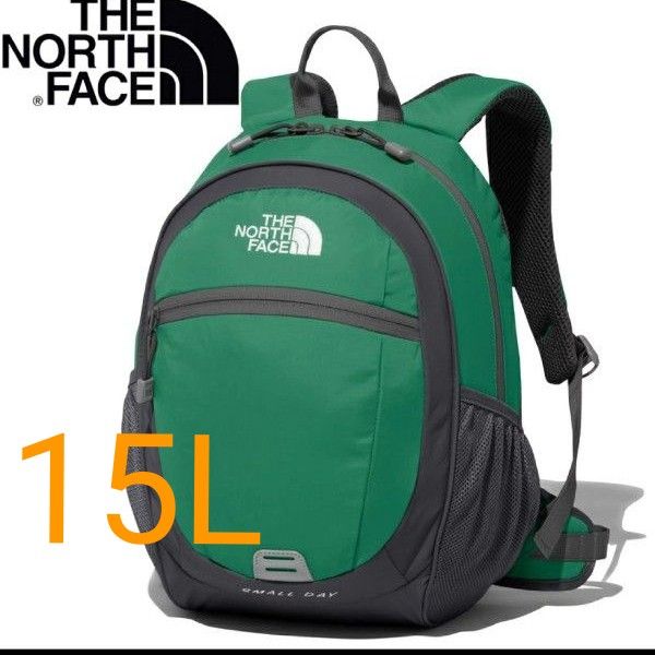ノースフェイス キッズ リュック スモールデイ グリーン 15L THE ノースフェイス キッズ リュック スモールデイ グリーン 15L THE