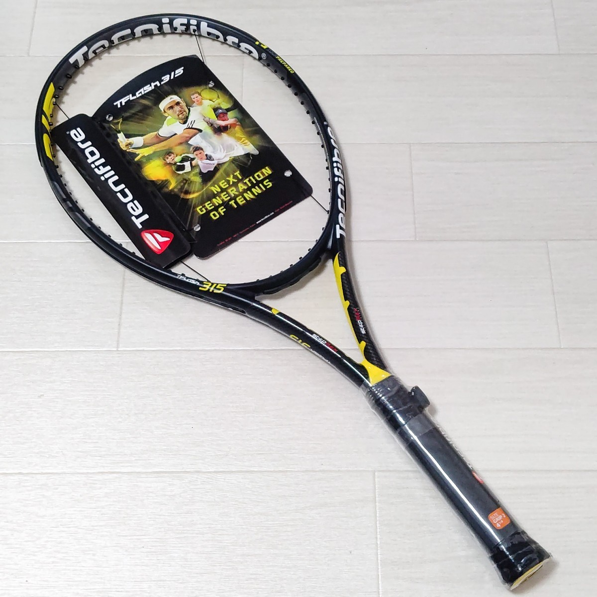 Tecnifibre T.FLASH 315 G2 テクニファイバー 硬式 テニスラケット イエロー×ブラック 未使用品 送料無料 即決