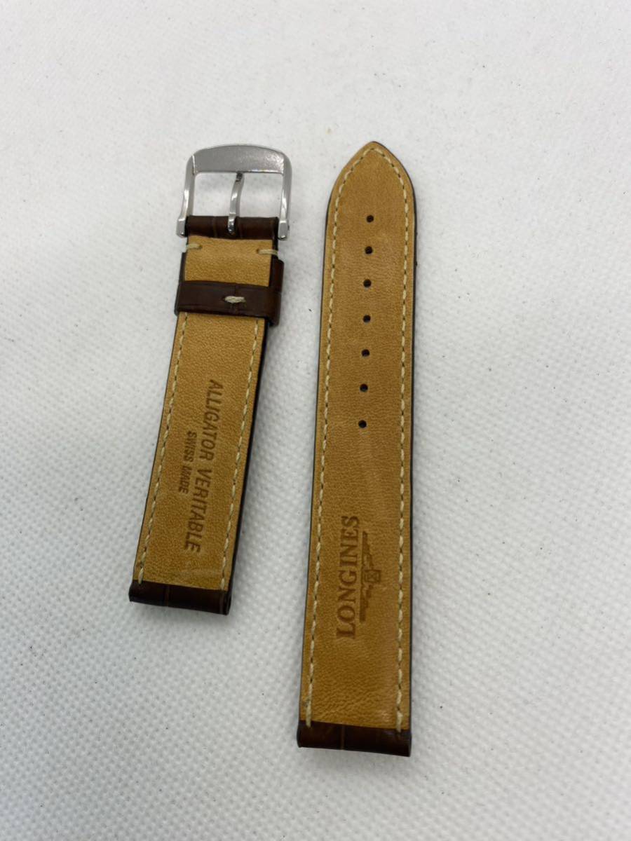 ロンジン　LONGINES ヴィンテージ革ベルト　ワニ　アリゲーター　18mm_画像2