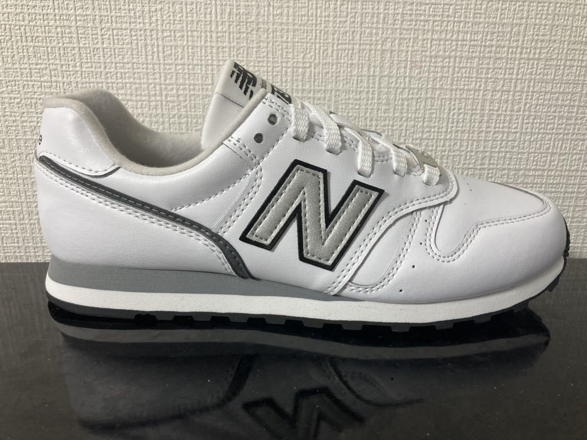 新品未使用品24cmニューバランス（newbalance）レディーススニーカーML373PF2ホワイト白ML574好きにも_画像7