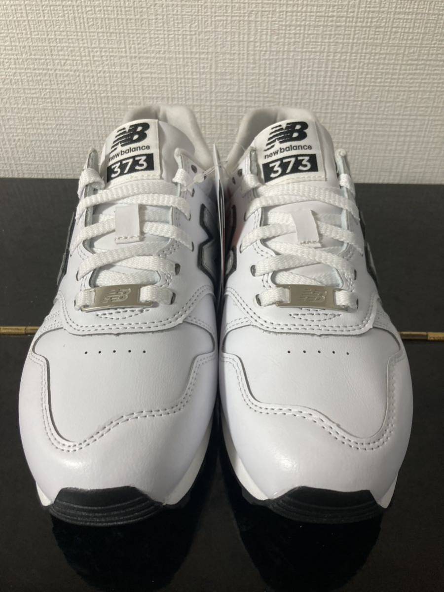 新品未使用品24cmニューバランス（newbalance）レディーススニーカーML373PF2ホワイト白ML574好きにも_画像2