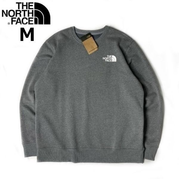 1円～!売切!【正規新品】THE NORTH FACE◆LOGO PULLOVER CREW トレーナー スウェット US限定 ロゴプリント キャンプ(M)グレー 181130-23_画像6