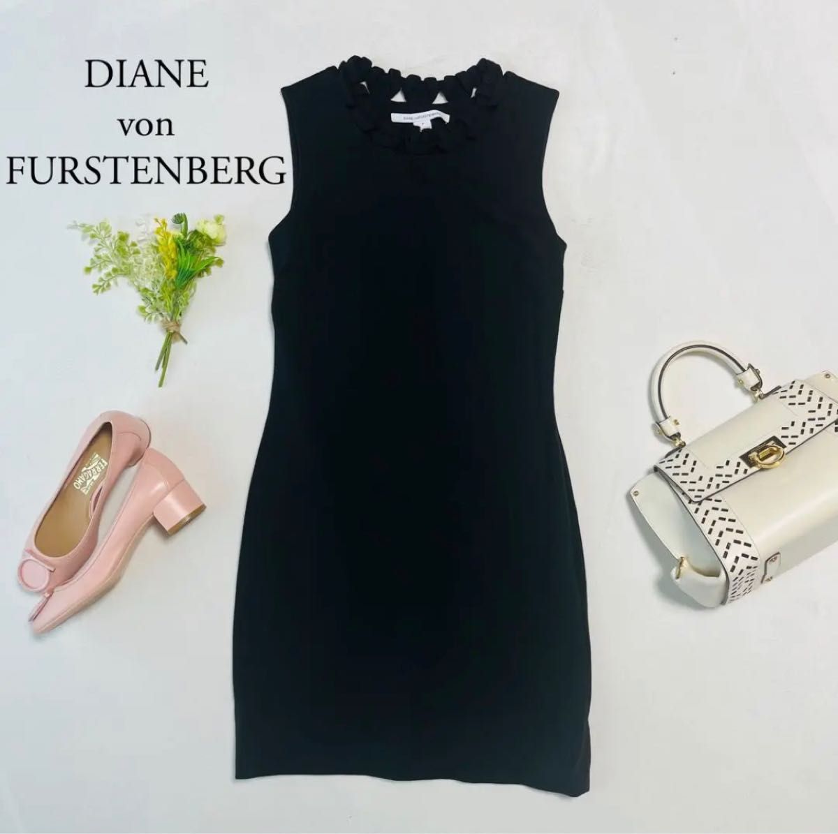 DIANE von FURSTENBERG タイトミニ　ハイストレッチ　ドレス