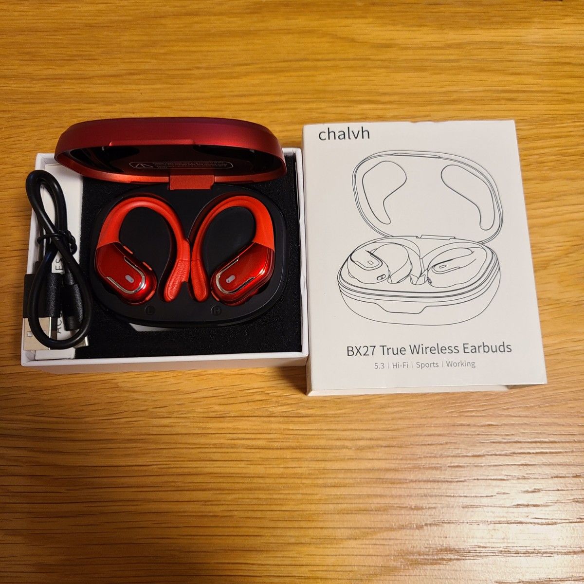 BX27 ワイヤレス・イヤホン Bluetooth5.3 (耳掛け式カナル型) ほぼ未使用 BX27 ワイヤレス・イヤホン Bluetooth5.3 (耳掛け式カナル型) ほぼ未使用