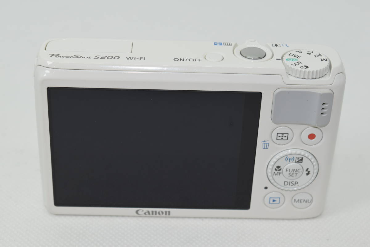 Canon PowerShot S200 10.1 Mega Pixels Digital Camera White [美品] #804A_画像3
