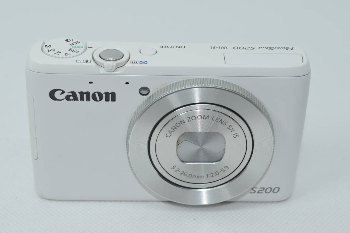 Canon PowerShot S200 10.1 Mega Pixels Digital Camera White [美品] #804A_画像2