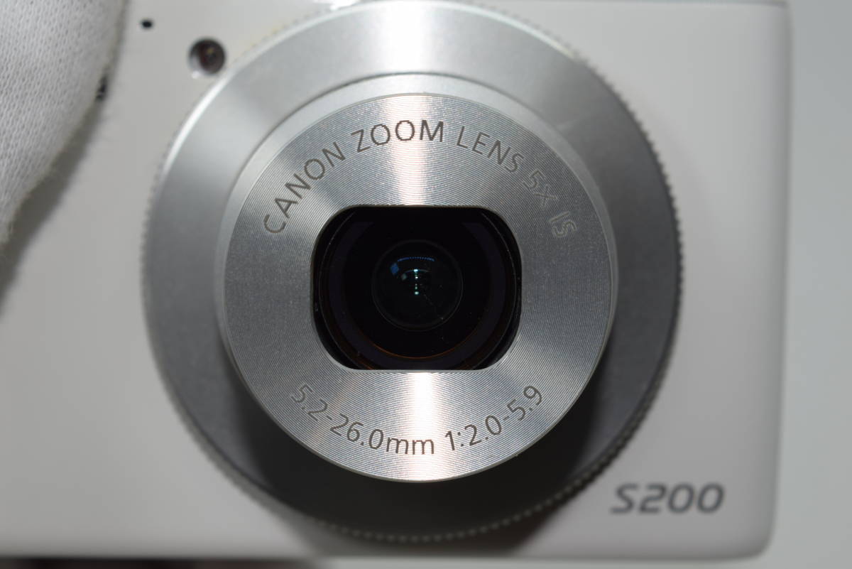Canon PowerShot S200 10.1 Mega Pixels Digital Camera White [美品] #804A_画像8